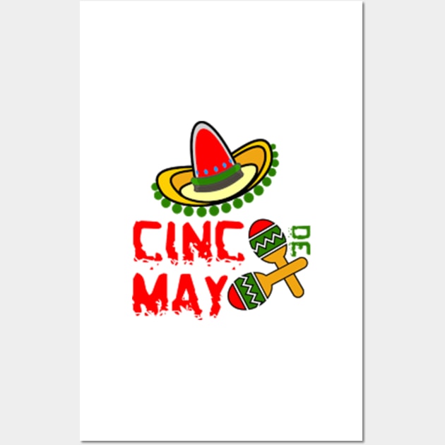 Cinco De Mayo Wall Art by Mas Design